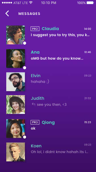 Language Exchange app